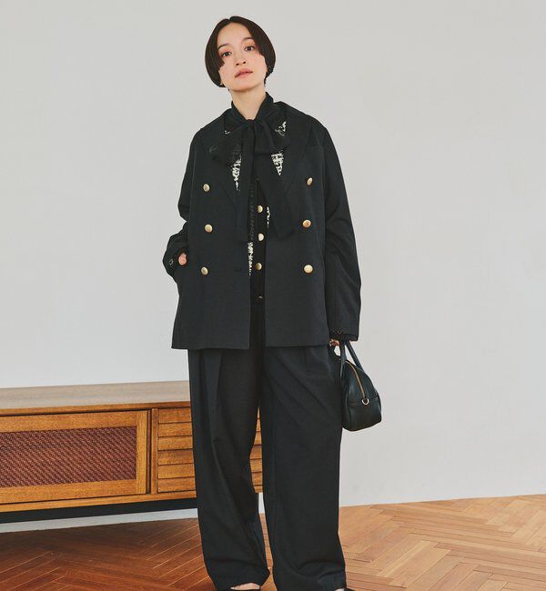  「シアーリボンタイ2WAYブラウス」|シャツ・ブラウス|