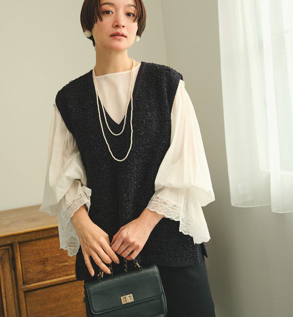  「パールフラワーイヤリング」|ネックレス|