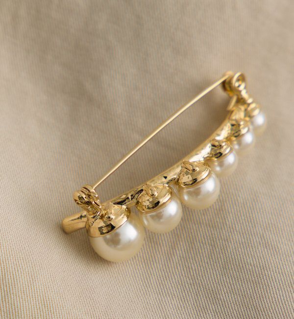  「パールカーブブローチ」|ブローチ・コサージュ|