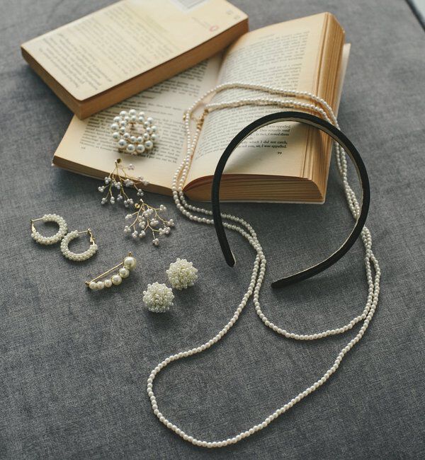  「パールカーブブローチ」|ブローチ・コサージュ|