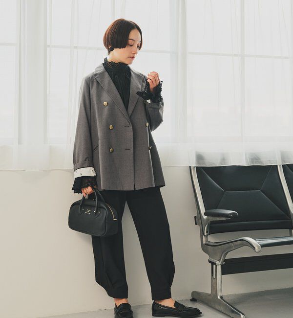  「【Du noir】【日本製】裾カフスパンツ」|その他|