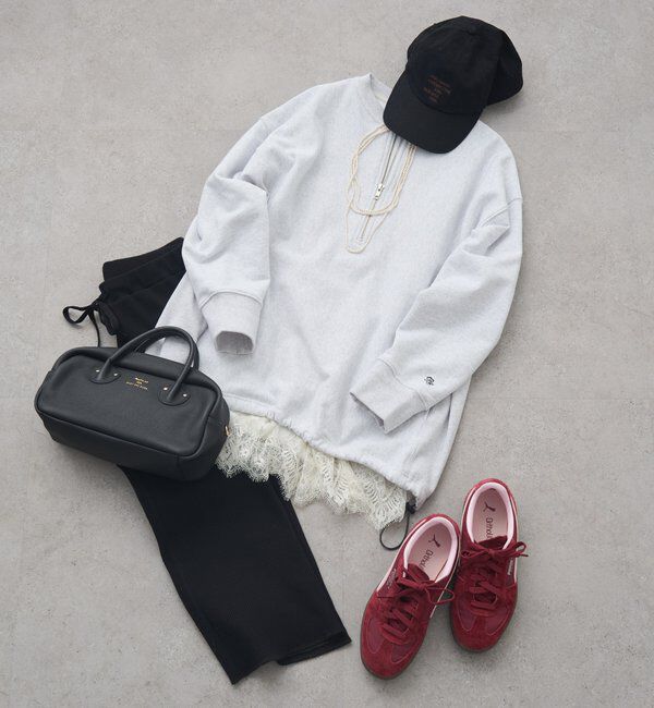  「【＠noricorico102考案】サテン&times;レース レイヤードキャミソール」|キャミソール|