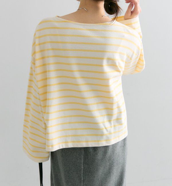  「ボーダーショートカットソー」|Tシャツ・カットソー|