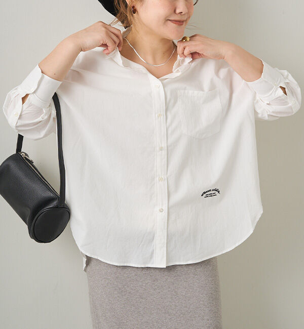  「リヨセルコットンオーバーシャツ」|シャツ・ブラウス|