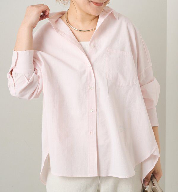  「リヨセルコットンオーバーシャツ」|シャツ・ブラウス|
