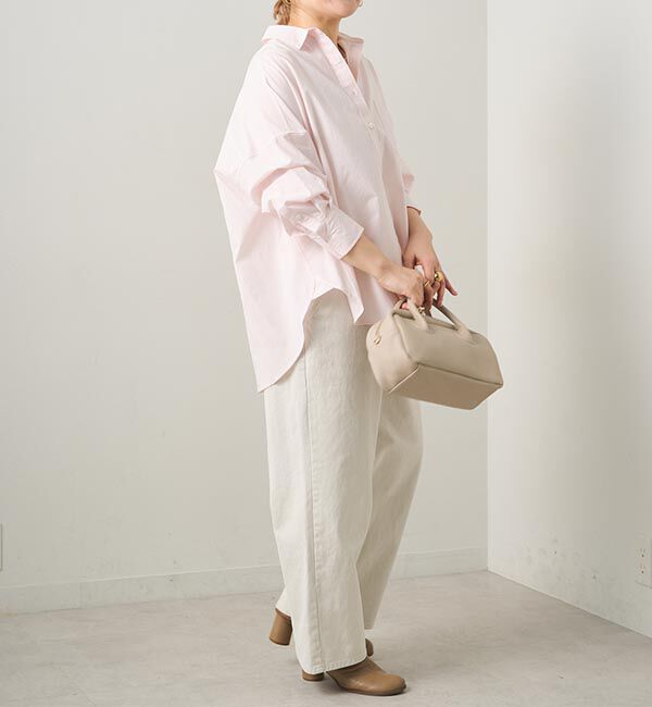  「リヨセルコットンオーバーシャツ」|シャツ・ブラウス|