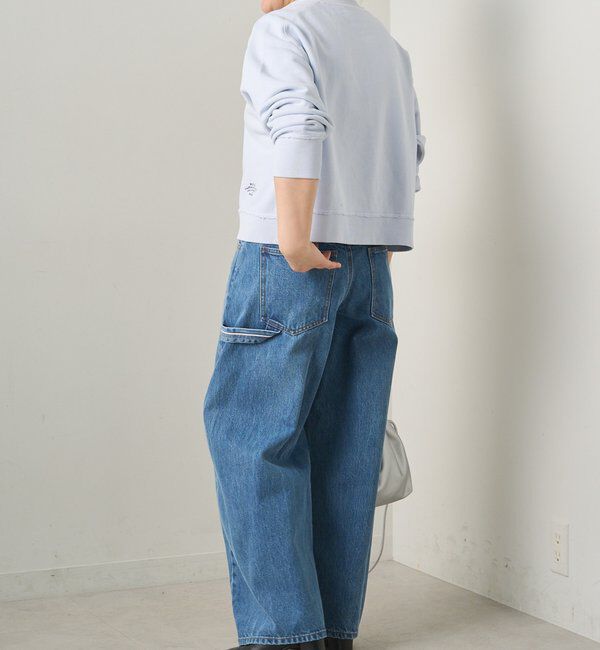  「ロゴ刺繍ショートスウェット」|プルオーバー|