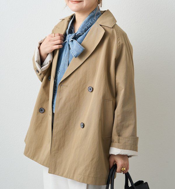  「リラックスミドル丈トレンチコート」|その他|