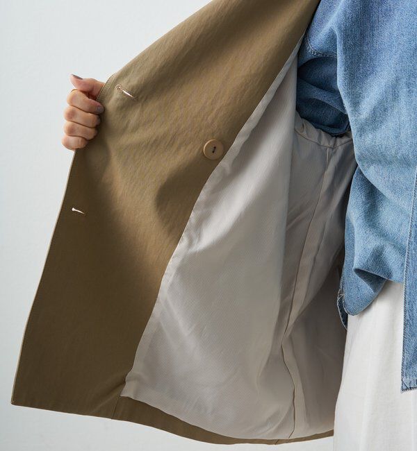  「リラックスミドル丈トレンチコート」|その他|