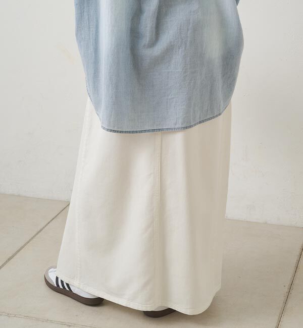  「リヨセル混デニムスカート」|スカート|