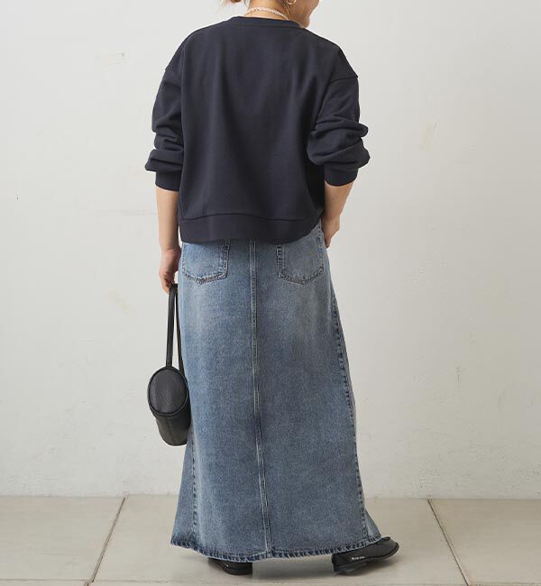 「リヨセル混デニムスカート」|スカート|