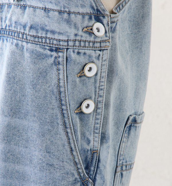  「リヨセル混デニムサロペット」|その他|