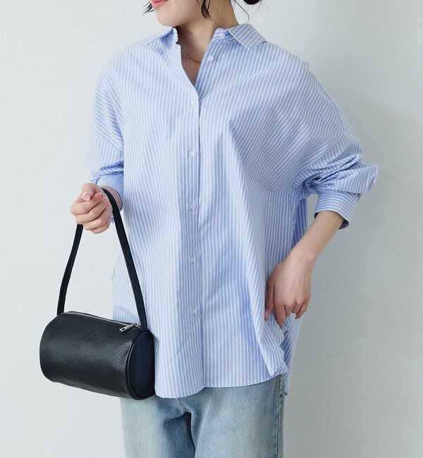  「ストライプオックスシャツ」|シャツ・ブラウス|