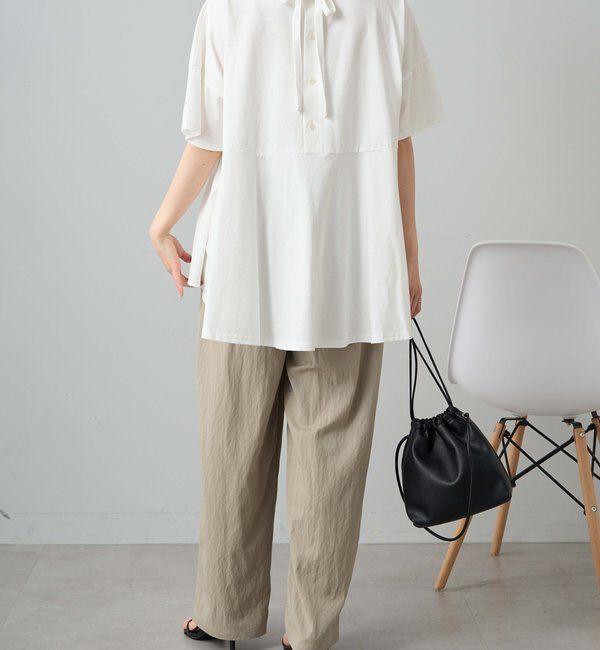  「《リバイバル》【WEB限定/Du noir】バックリボンペプラムTシャツ」|シャツ・ブラウス|