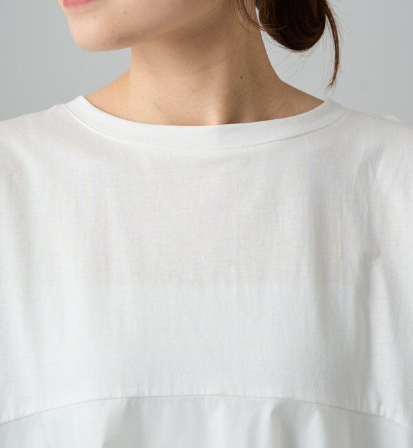  「《リバイバル》【WEB限定/Du noir】チュールドッキングTシャツ」|シャツ・ブラウス|