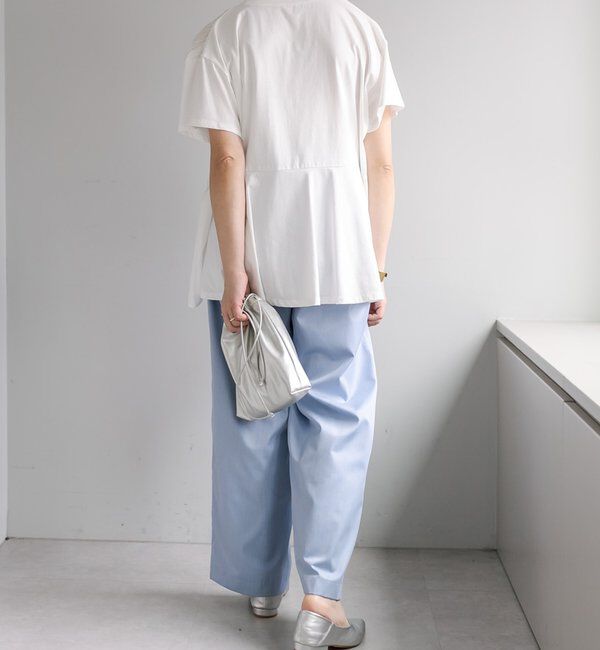  「《リバイバル》【WEB限定/Du noir】フロントプリーツTシャツ」|シャツ・ブラウス|