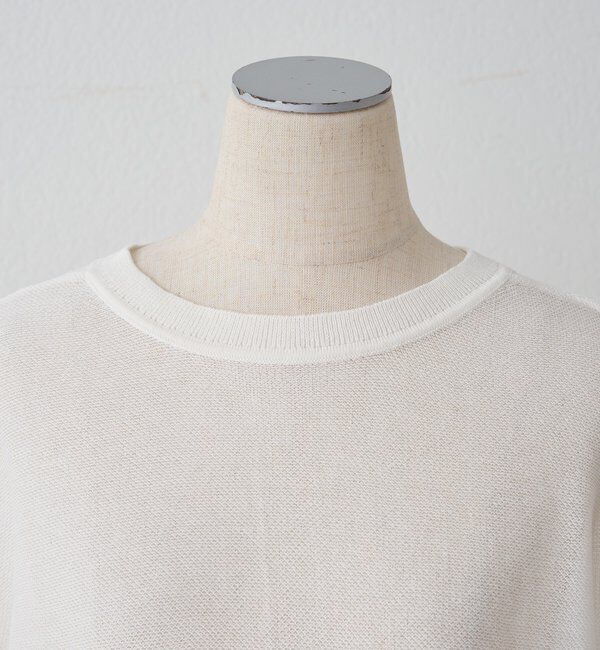  「透かし編みロゴジャガード2WAYプルオーバー」|ニット・セーター|