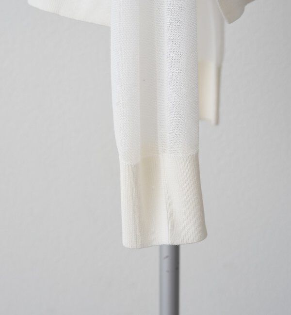  「透かし編みロゴジャガード2WAYプルオーバー」|ニット・セーター|