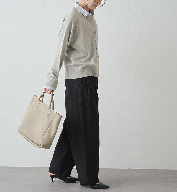  「ブラウスレイヤード風カーディガン」|ニット・セーター|