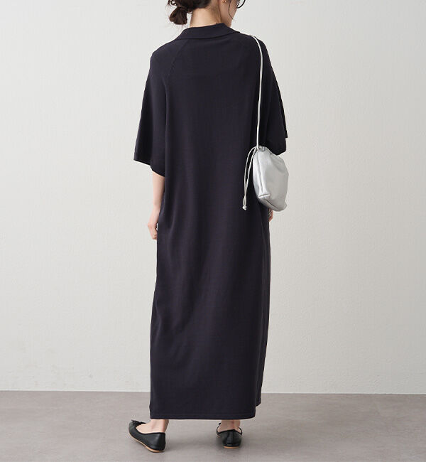  「ニットポロワンピース」|ワンピース|