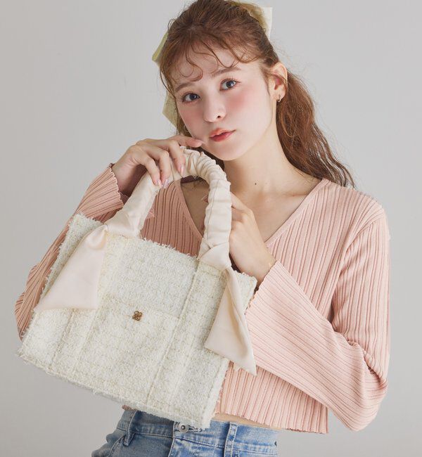  「【新色追加】ギャザーハンドルミニトート」|ショルダー・メッセンジャー|