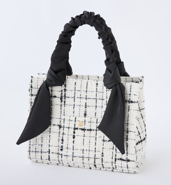  「【新色追加】ギャザーハンドルミニトート」|ショルダー・メッセンジャー|ホワイト系その他