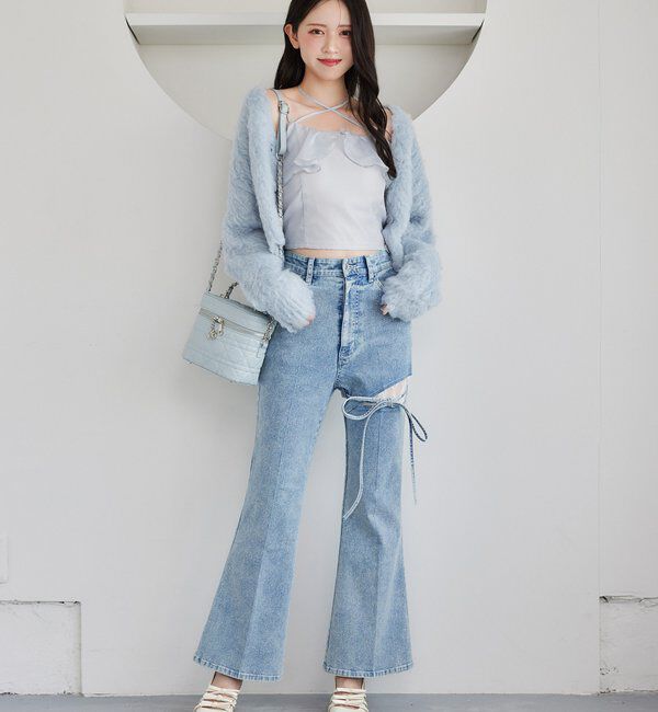  「チャーム付きキルティングバニティバッグ」|ショルダー・メッセンジャー|