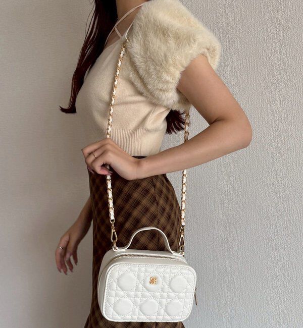  「リボンつきミニスクエアバッグ」|ショルダー・メッセンジャー|