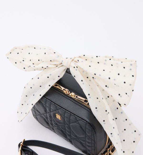  「リボンつきミニスクエアバッグ」|ショルダー・メッセンジャー|