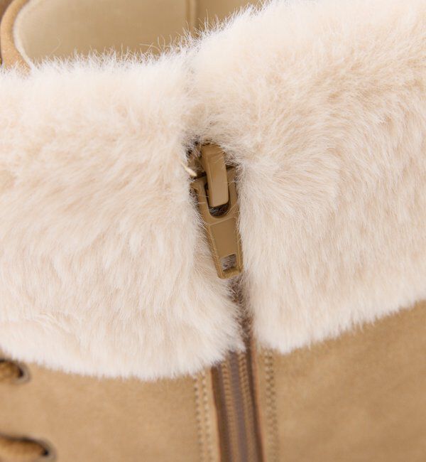  「マイナス３キロレースアップムートンブーツ」|その他|