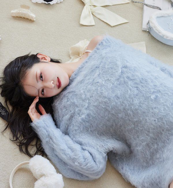  「メリーカールチュニックニット」|ニット・セーター|