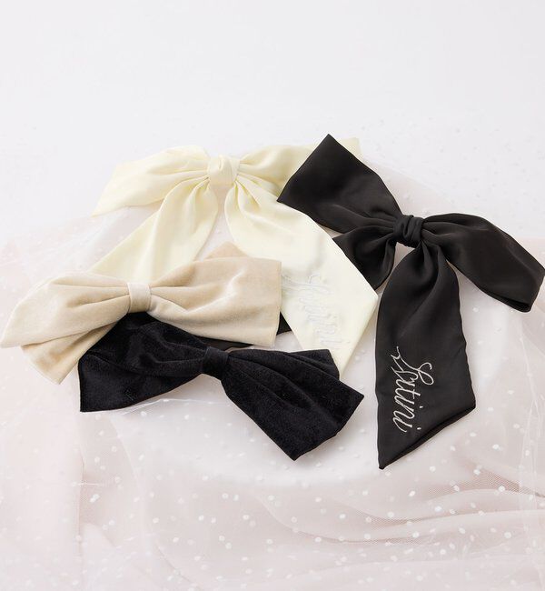  「【Latini】ベロアリボンクリップ」|その他|