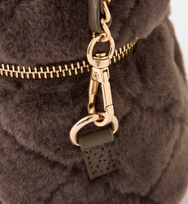  「フェイクファーキルティングバニティバッグ」|ショルダー・メッセンジャー|