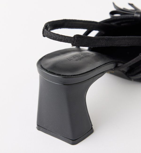  「リボン付きポインテッドストラップシューズ」|その他|