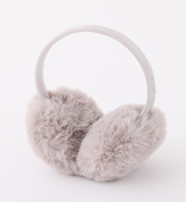  「フェイクファーイヤーマフ」|その他|グレー