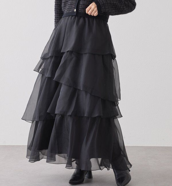  「ティアードロングスカート」|スカート|