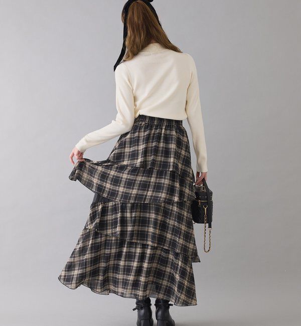  「ティアードロングスカート」|スカート|