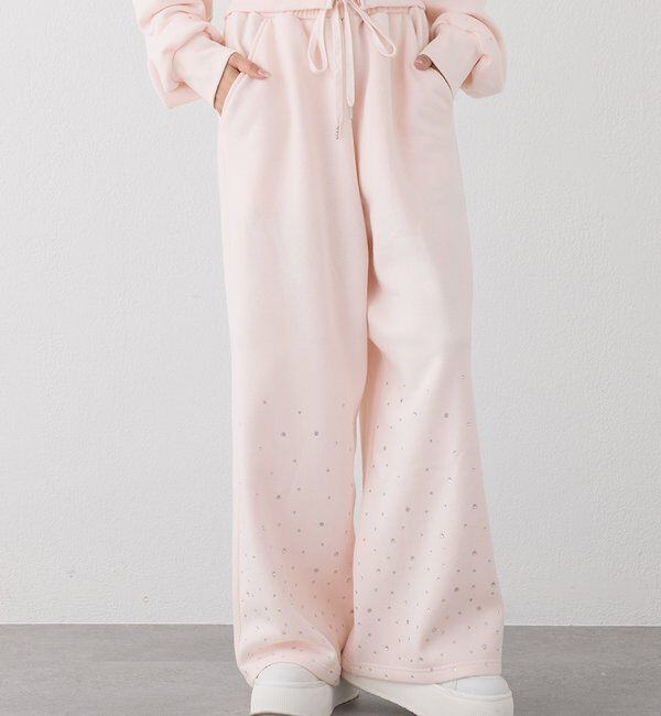  「【セットアップ可能】ビジューカットパンツ」|その他|