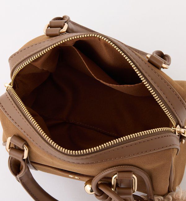  「ハートチャーム付きミニボストン」|ショルダー・メッセンジャー|