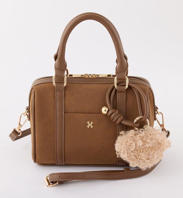  「ハートチャーム付きミニボストン」|ショルダー・メッセンジャー|