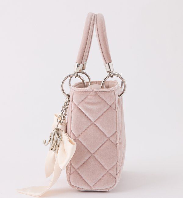  「チャーム付きキルティングミニバッグ」|ショルダー・メッセンジャー|