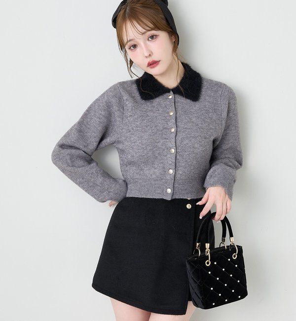  「チャーム付きキルティングミニバッグ」|ショルダー・メッセンジャー|