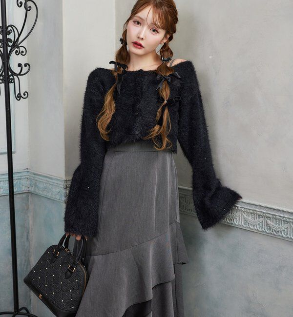  「【HolidayCollection】ニットSETイレヘムワンピース」|ワンピース|