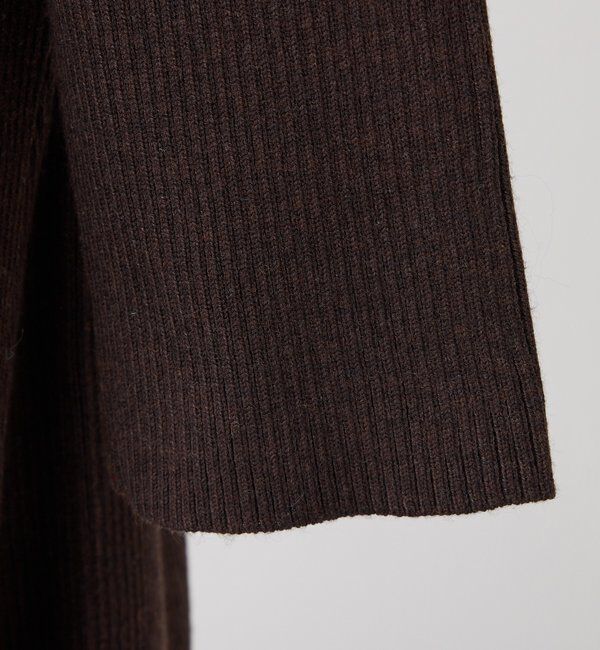  「ブローチ付きニットワンピース」|ワンピース|