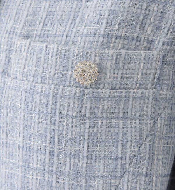  「キラキラノーカラージャケット」|テーラードジャケット|