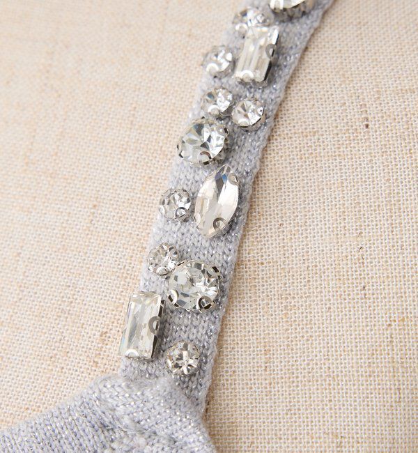  「袖ファーボレロ+キラキラビスチェSET」|ニット・セーター|