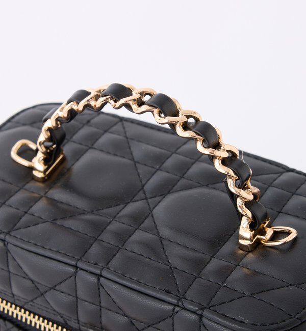  「WEB限定/チャーム付きキルティングバニティバッグ」|ショルダー・メッセンジャー|