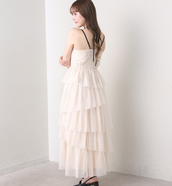  「【WEB限定リバイバル】ティアードチュールワンピース」|ワンピース|