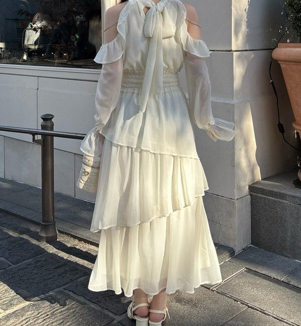  「アメスリティアードロングワンピース」|ワンピース|