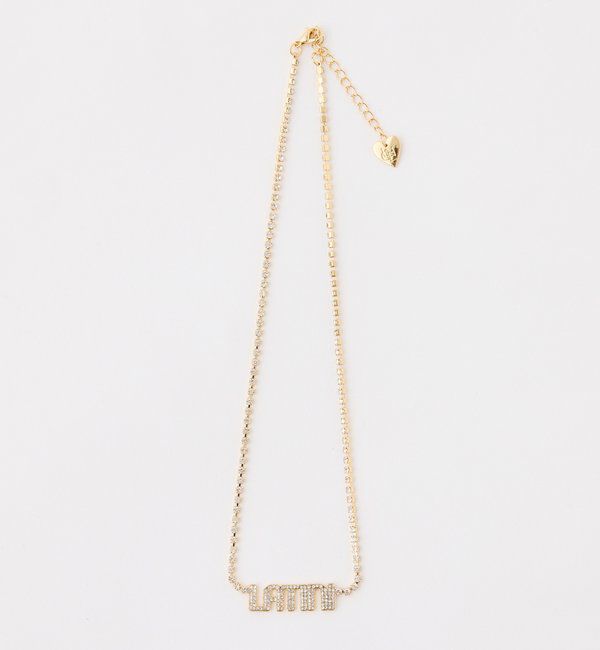  「【Latini】ロゴネックレス」|その他|ゴールド